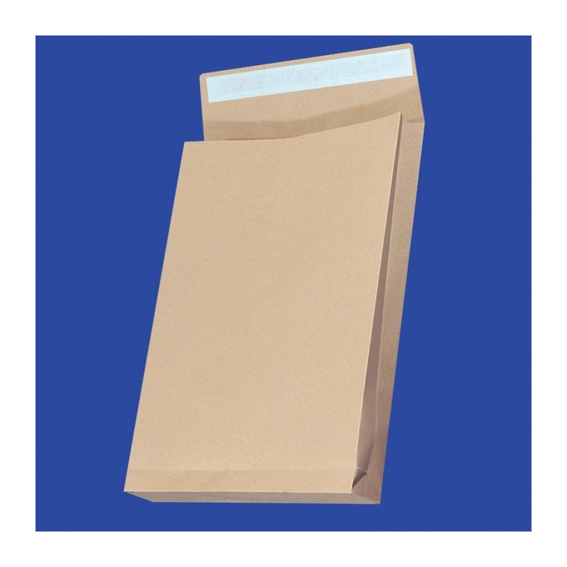 Koperty B4 Hk Brązowe 130G Rbd (25Szt.) Nc Z Rozszerzanymi Bokami 41733098/25