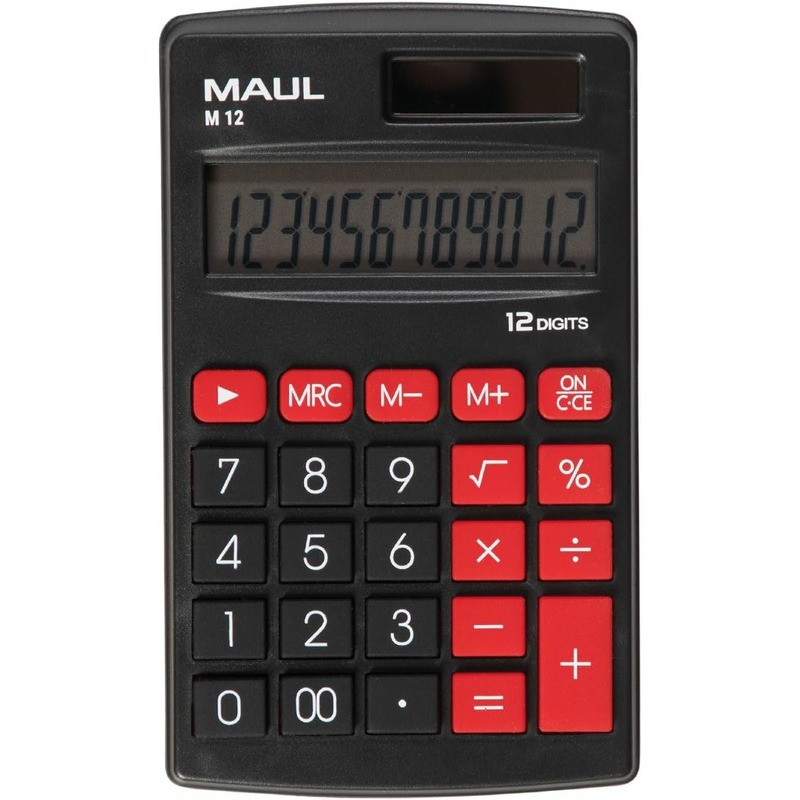 Kalkulator Maul M 12 Czarny