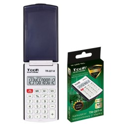 Kalkulator Toor Tr-227, 12 Pozycyjny, Kieszonkowy Z Klapką 120-1857