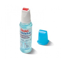 Klej W Płynie Z Gumową Rolką Er153-S 30Ml Błękitny Pentel