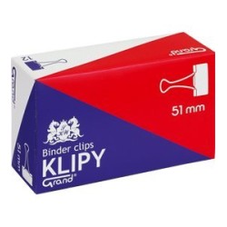 Klip 51Mm 12Szt (2 Cale) Czarny Grand 110-1096 Klipy Do Dokumentów