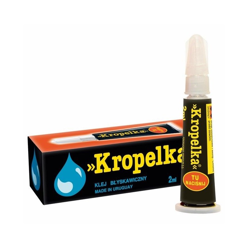Klej Błyskawiczny Kropelka Uniwersalny 2Ml Tubka