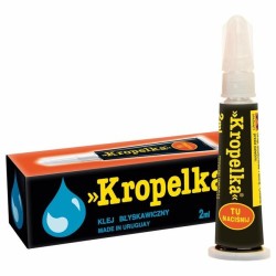 Klej Błyskawiczny Kropelka Uniwersalny 2Ml Tubka