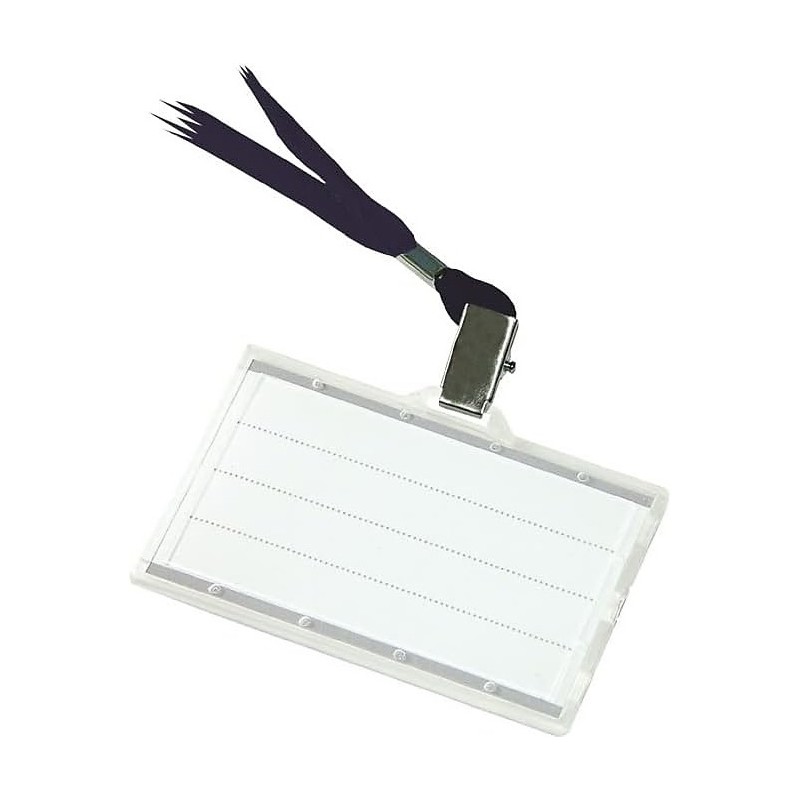 Identyfikator Donau 56X90Mm Pcv Z Taśmš Czarnš
