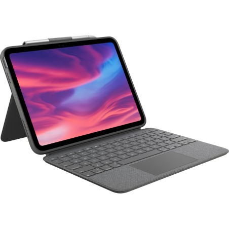 Logitech 920-011382 Klawiatura Do Urządzeń Mobilnych Qwerty Amerykański Międzynarodowy Smart Connector Szary