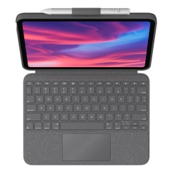 Logitech 920-011382 Klawiatura Do Urządzeń Mobilnych Qwerty Amerykański Międzynarodowy Smart Connector Szary