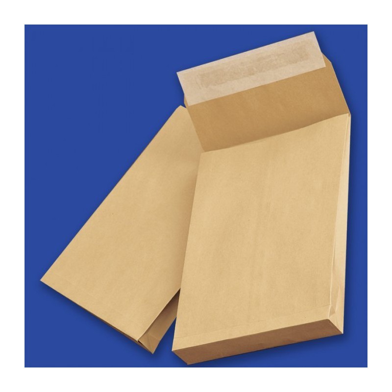 Koperty B5 Hk Brązowe 120G Rbd (250Szt.) Nc Z Rozszerzanymi Bokami 415330