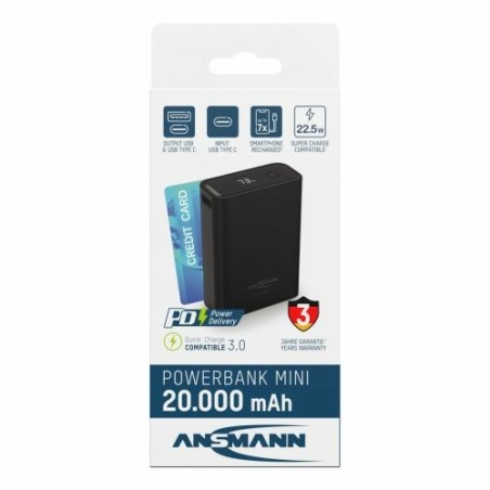 Ansmann Pb222Pd Litowo-Polimerowy (Lipo) 20000 Mah Czarny