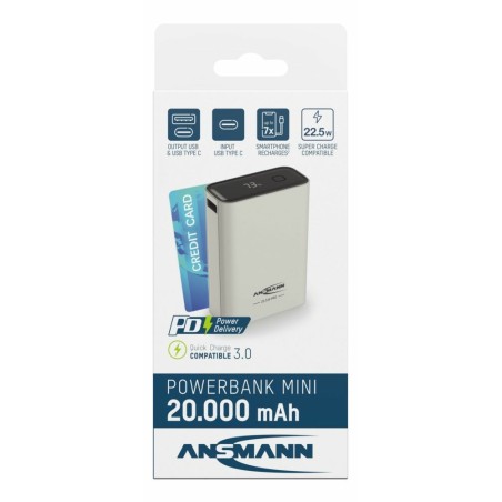Ansmann Pb222Pd Litowo-Polimerowy (Lipo) 20000 Mah Biały