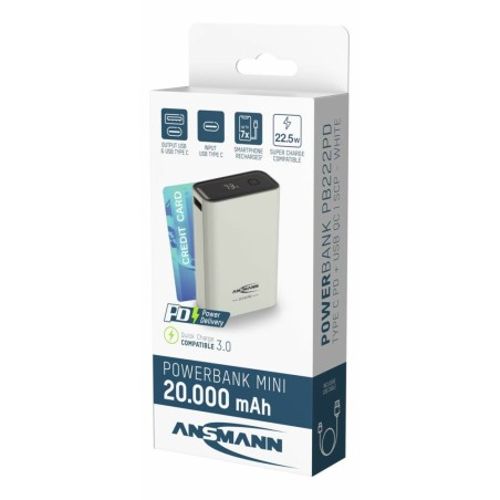 Ansmann Pb222Pd Litowo-Polimerowy (Lipo) 20000 Mah Biały