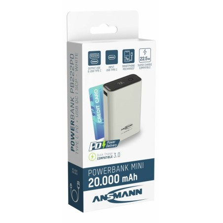 Ansmann Pb222Pd Litowo-Polimerowy (Lipo) 20000 Mah Biały