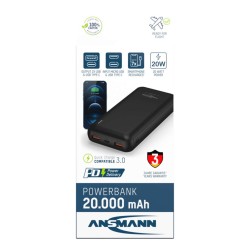 Ansmann Pb320Pd Litowo-Polimerowy (Lipo) 20000 Mah Czarny