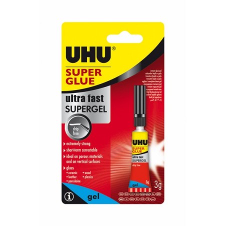 Klej Uhu Super Glue W Żelu 3G 40360