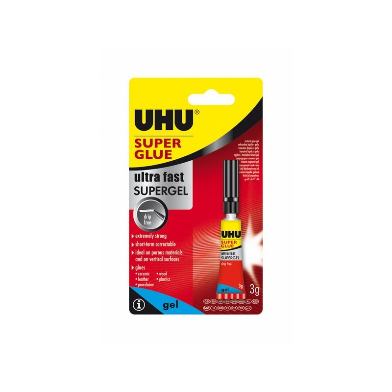 Klej Uhu Super Glue W Żelu 3G 40360