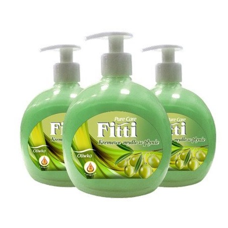 Mydło W Płynie Z Dozownikiem Fitti 500 Ml Oliwka *93169