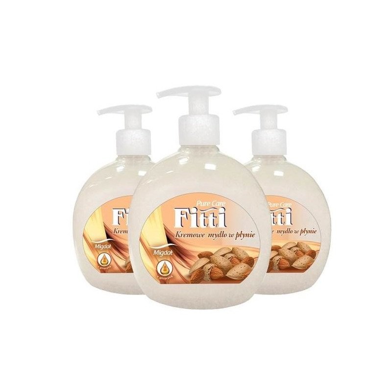 Mydło W Płynie Z Dozownikiem Fitti 500 Ml Migdał *93176