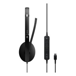 Epos Adapt 160T Anc Usb-C Ohraufliegendes, Binaurales Usb-C-Headset Mit Anc, Kabelgebunden, Ms Teams Cert.