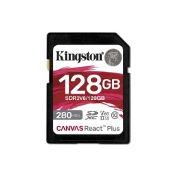 128Gb Sdxc Canvas React Plus U3/Uhs-Ii 280R/100W V60 Full Hd/4K