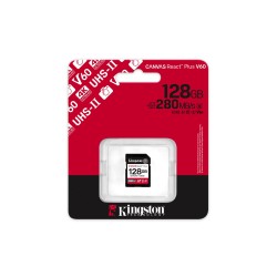 128Gb Sdxc Canvas React Plus U3/Uhs-Ii 280R/100W V60 Full Hd/4K