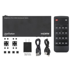 4-Portowy Hdmi Multiviewer Switch 4K 30Hz Manhattan