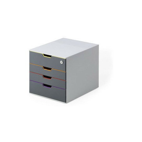 Pojemnik 4 Szuflady Durable Varicolor Safe