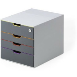 Pojemnik 4 Szuflady Durable Varicolor Safe