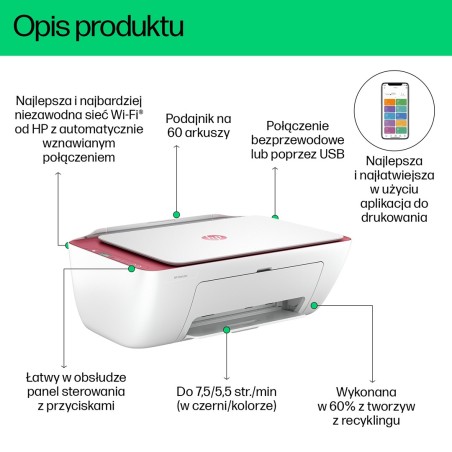 Urządzenie Wielofunkcyjne Hp Deskjet 2823E