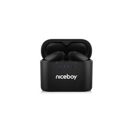 Niceboy Hive Podsie 4 Czarne / Słuchawki Bezprzewodowe Z Mikrofonem / Tws / Bluetooth 5.4 / Ip54 / Etui Ładujące