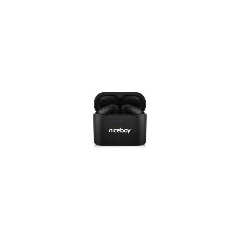 Niceboy Hive Podsie 4 Czarne / Słuchawki Bezprzewodowe Z Mikrofonem / Tws / Bluetooth 5.4 / Ip54 / Etui Ładujące