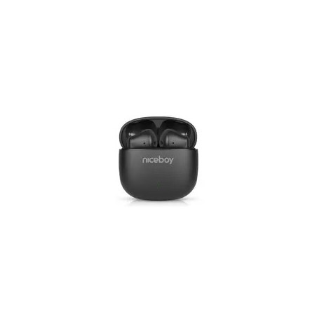 Niceboy Beans 4 Pop Czarne / Słuchawki Bezprzewodowe Z Mikrofonem / Bluetooth 5.4 / Ipx4 / Etui Ładujące