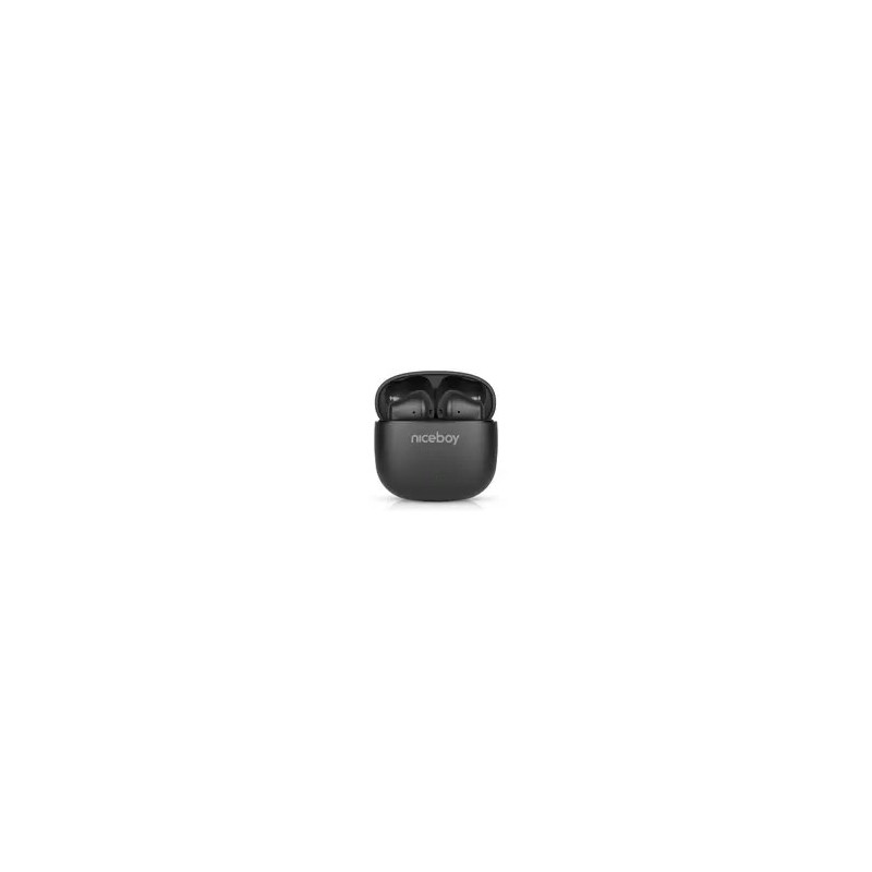 Niceboy Beans 4 Pop Czarne / Słuchawki Bezprzewodowe Z Mikrofonem / Bluetooth 5.4 / Ipx4 / Etui Ładujące