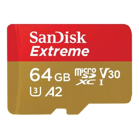 Karta Pamięci Microsdxc Sandisk Extreme 64Gb 170/80 Mb/S A2 C10 V30 Uhs-I U3