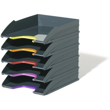 Zestaw 5 Półek Na Dokumenty Durable Varicolor