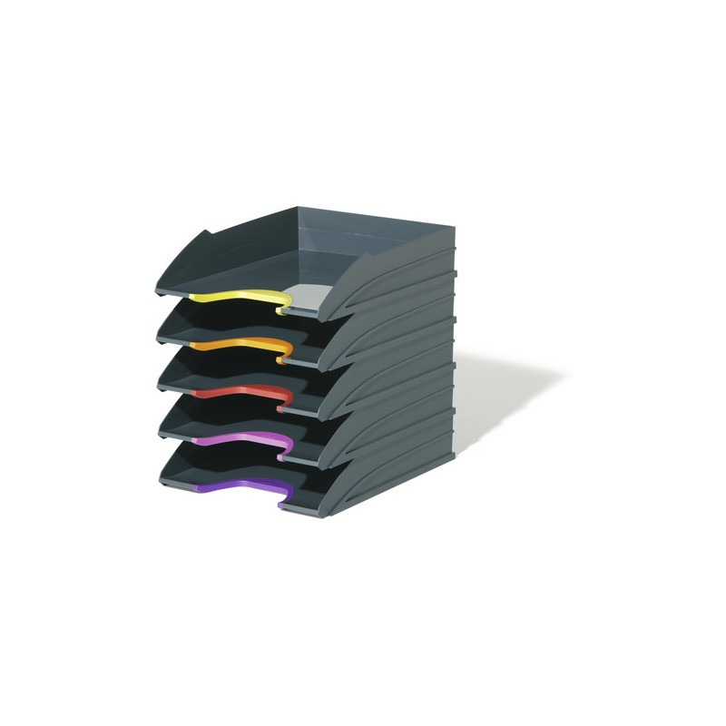 Zestaw 5 Półek Na Dokumenty Durable Varicolor