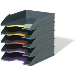Zestaw 5 Półek Na Dokumenty Durable Varicolor
