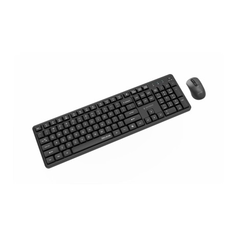 Gembird Bezprzewodowy Zestaw Klawiatury + Mysz Silent Key Pro Business, Czarny, Układ Us