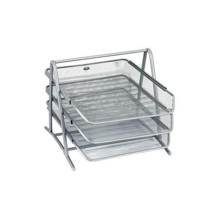 Stojak Na Dokumenty Gr-069S Srebrny Metalowy Siatka Grand 120-1118