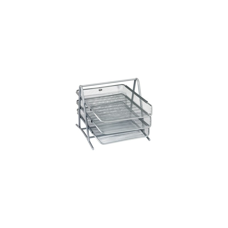 Stojak Na Dokumenty Gr-069S Srebrny Metalowy Siatka Grand 120-1118