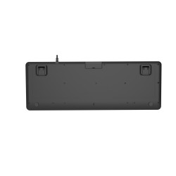 Gembird Klawiatura Przewodowa Multimedialna Slim, Usb 5 Klawiszy Hotkeys, Us Layout, Czarna