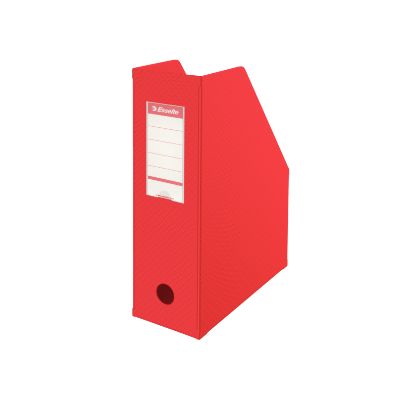 Pojemnik Składany A4 100Mm Czerwony Esselte Pvc 56073