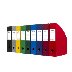 Pojemnik Na Czasopisma Dotts A4 10Cm Jasny Zielony Pcv (Sd-36-06) Se-Dot-36-06
