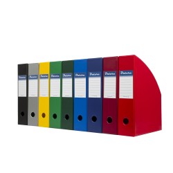 Pojemnik Na Czasopisma Dotts A4 7Cm Czarny Pcv (Sd-35-01) Se-Dot-35-01