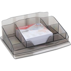 Przybornik Na Biurko Office Products (Z Karteczkami) Dymny