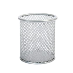 Kubek Na Długopisy Dotts Siatka Srebrny 98X91Mm (Wys.xśr.)