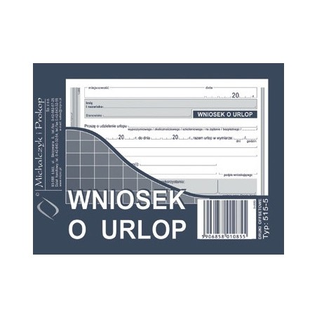 Wniosek O Urlop A6 (Offset)