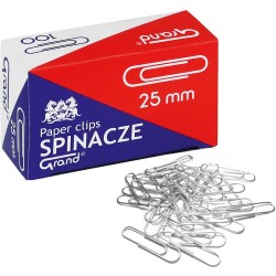 Spinacze Biurowe Grand 25Mm Okrągłe (100)