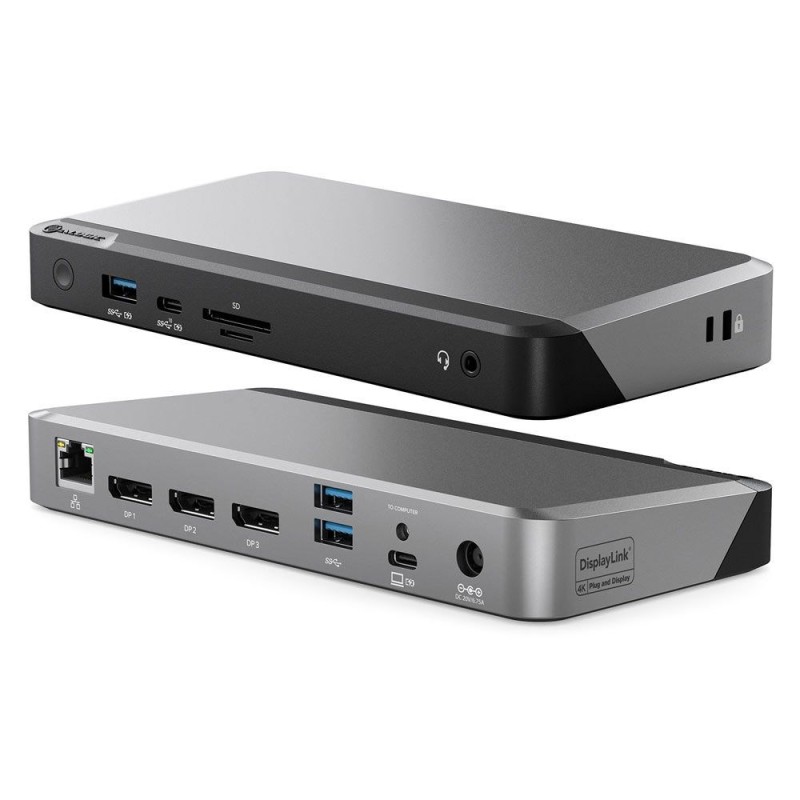 Alogic Dx3 Przewodowa Usb 3.2 Gen 1 (3.1 Gen 1) Type-C Czarny, Szary