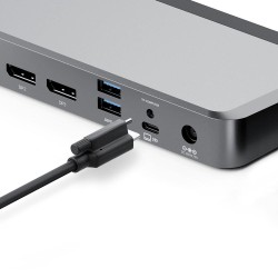 Alogic Dx3 Przewodowa Usb 3.2 Gen 1 (3.1 Gen 1) Type-C Czarny, Szary