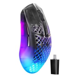Steelseries Aerox 3 Wireless Gen 2 Myszka Gaming Po Prawej Stronie Rf Wireless + Bluetooth Optyczny 26000 Dpi