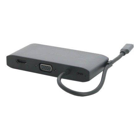 Mobilis 020027 Stacja Dokująca Przewodowa Usb 3.2 Gen 1 (3.1 Gen 1) Type-C Szary